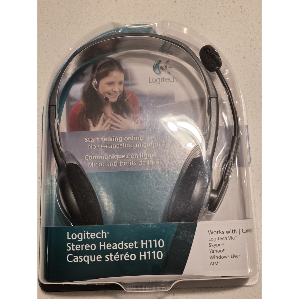Lot Of 4 Logitech Noise Canceling H110 Headset New